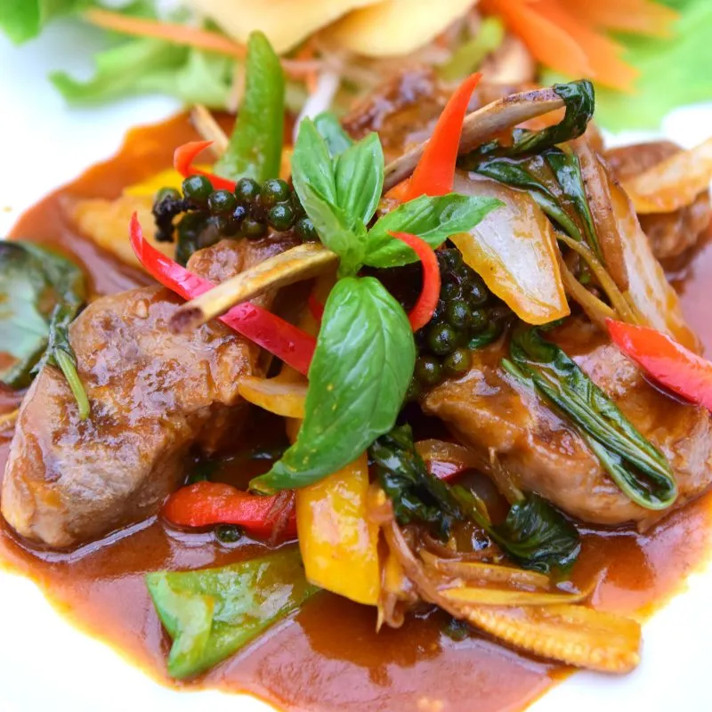 Stir-fried-Basil-leaves
